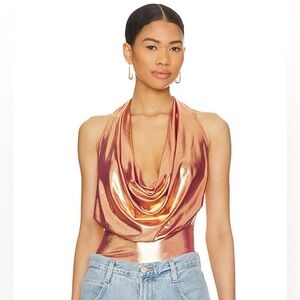 Superdown maylen cowl neck top NWT!!